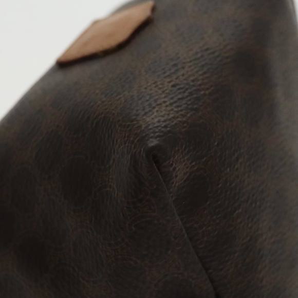 CELINE Macadam Canvas Hand Bag PVC Leather Gold Brown Auth 95581 - Picture 9 of 16